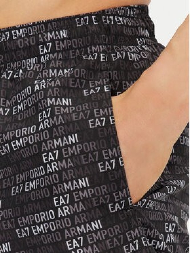 EA7 Emporio Armani Szorty kąpielowe 7M000510 AF13059 MC085 Czarny Regular Fit