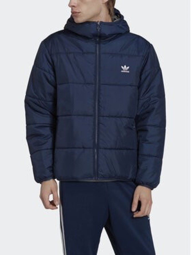 adidas Kurtka przejściowa HM2462 Granatowy Relaxed Fit