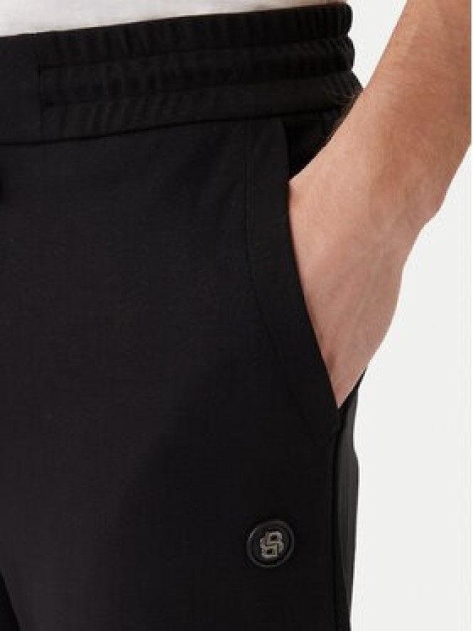 BOSS Spodnie dresowe 50555853 Czarny Regular Fit