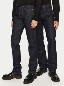 AMI Paris Jeansy HTR001.DE0011 Granatowy Regular Fit