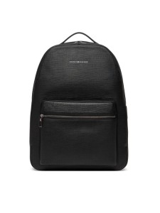 Tommy Hilfiger Plecak Th Business Leather Backpack AM0AM13641 Czarny