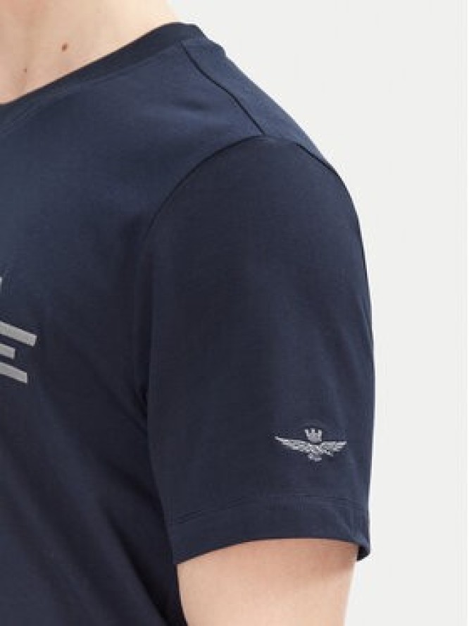 Aeronautica Militare T-Shirt 251TS2379J674 Granatowy Regular Fit
