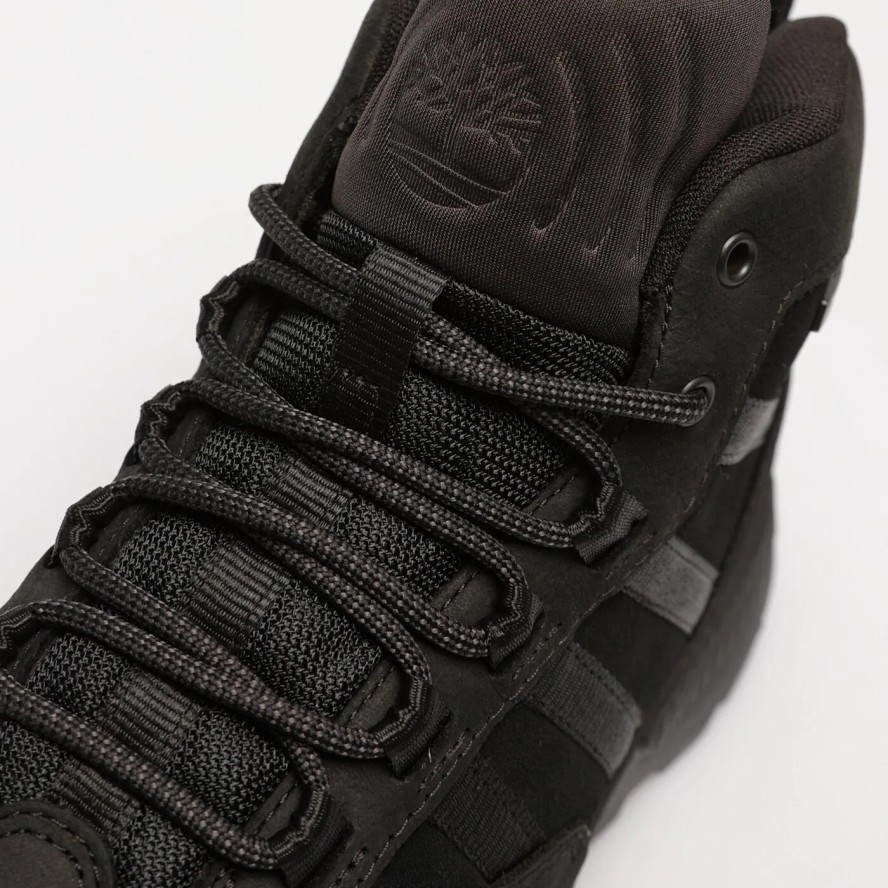 Timberland Euro Trekker MID LACE UP SNEAKER JET BLACK Sneakersy męskie