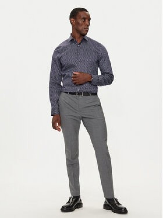 Michael Kors Koszula MK0DS01396 Granatowy Regular Fit