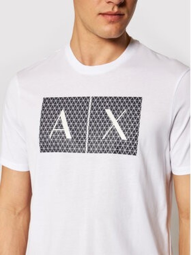 Armani Exchange T-Shirt 8NZTCK Z8H4Z 1100 Biały Slim Fit