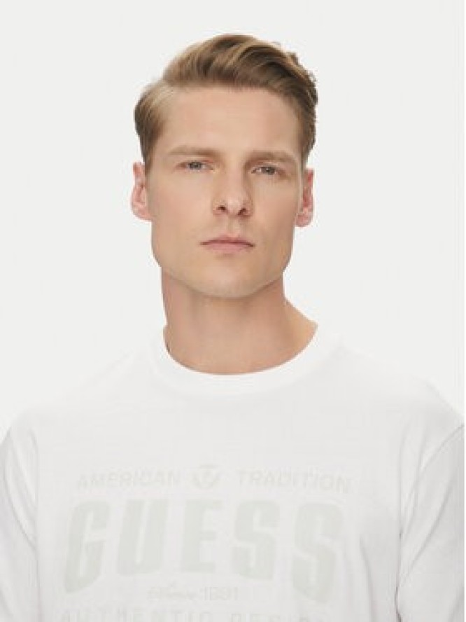 Guess T-Shirt M5GI27 KBW41 Biały Regular Fit