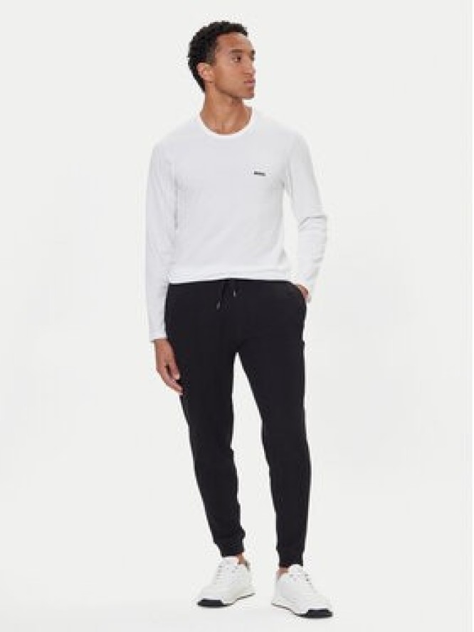 BOSS Spodnie dresowe Structure 50540577 Czarny Regular Fit