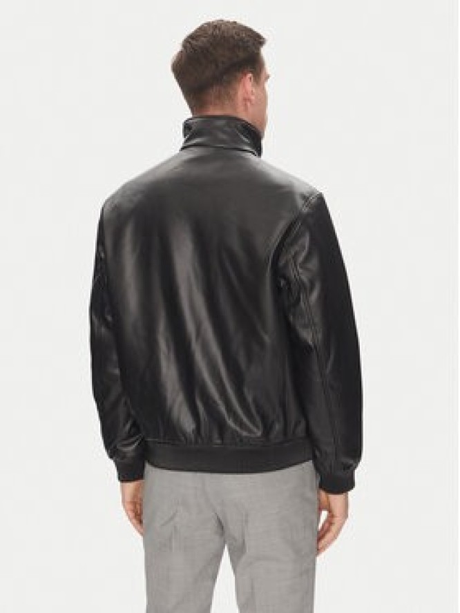 HUGO Kurtka z imitacji skóry Bono2511 50530772 Czarny Regular Fit