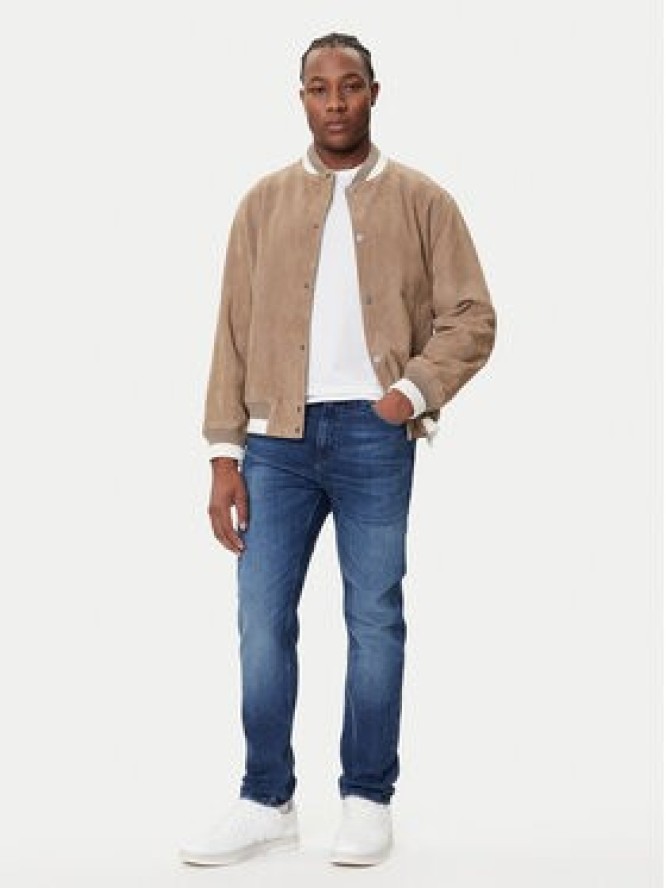 HUGO Jeansy 50542689 Granatowy Slim Fit