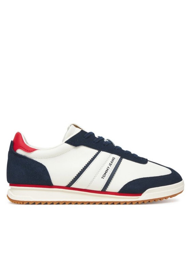 Tommy Jeans Sneakersy Tjm Retro Runner Cleated EM0EM01619 Biały