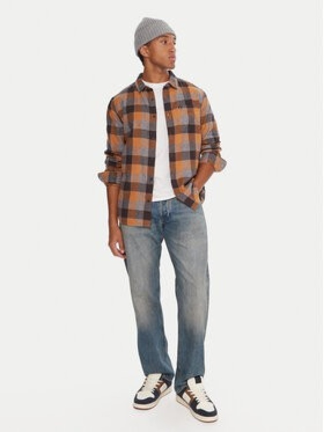Quiksilver Koszula Motherfly Plaid EQYWT04642 Szary Regular Fit