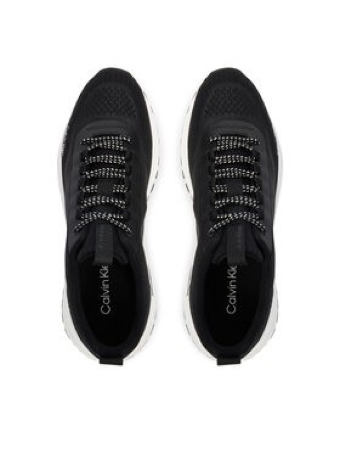 Calvin Klein Sneakersy Hike Runner Laceup Knit HM0HM02151 Czarny