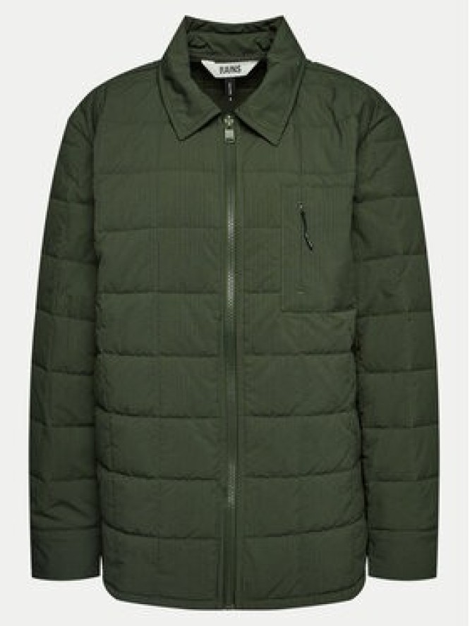 Rains Koszula Giron Liner Overshirt T1 19420 Zielony Regular Fit