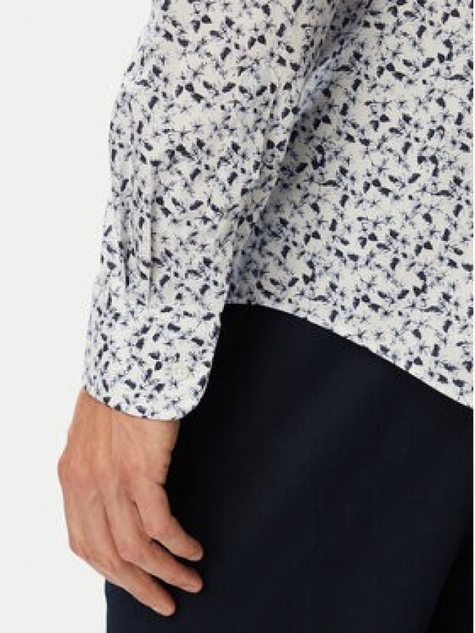 Tommy Hilfiger Koszula MW0MW43753 Biały Slim Fit