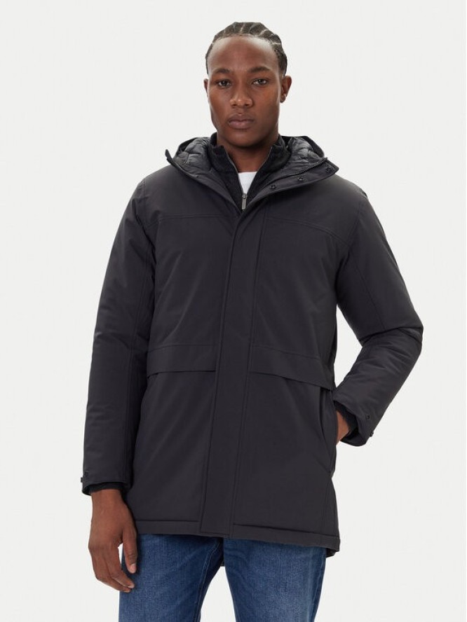 Jack Wolfskin Kurtka zimowa Cold Camp A65022 Czarny Regular Fit