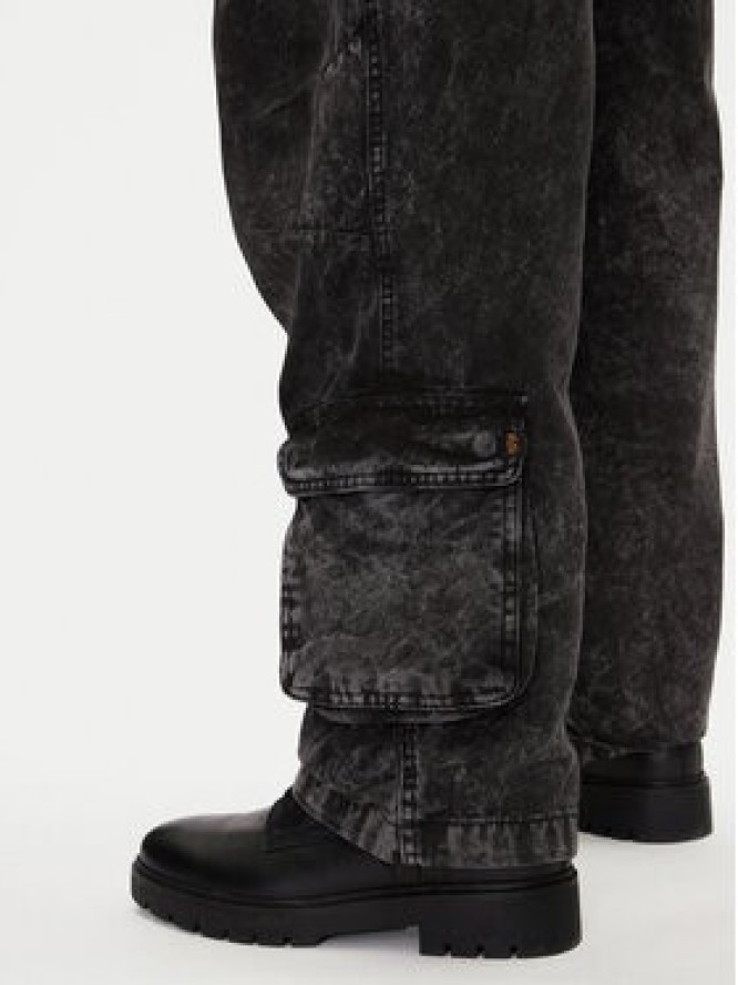 Alpha Industries Jeansy Canvas Acid Pant 156212 Czarny Regular Fit