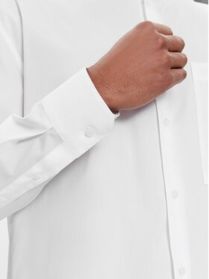 Calvin Klein Koszula Modern K10K111736 Biały Slim Fit