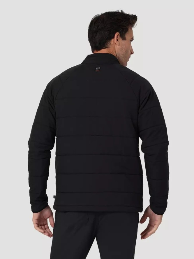 WRANGLER INSULATED JACKET MĘSKA KURTKA PRZEJŚCIOWA BLACK W4G6DX100 112324270