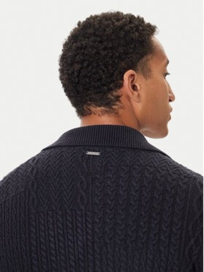 Guess Kardigan M5BR43 Z2ZK2 Granatowy Regular Fit