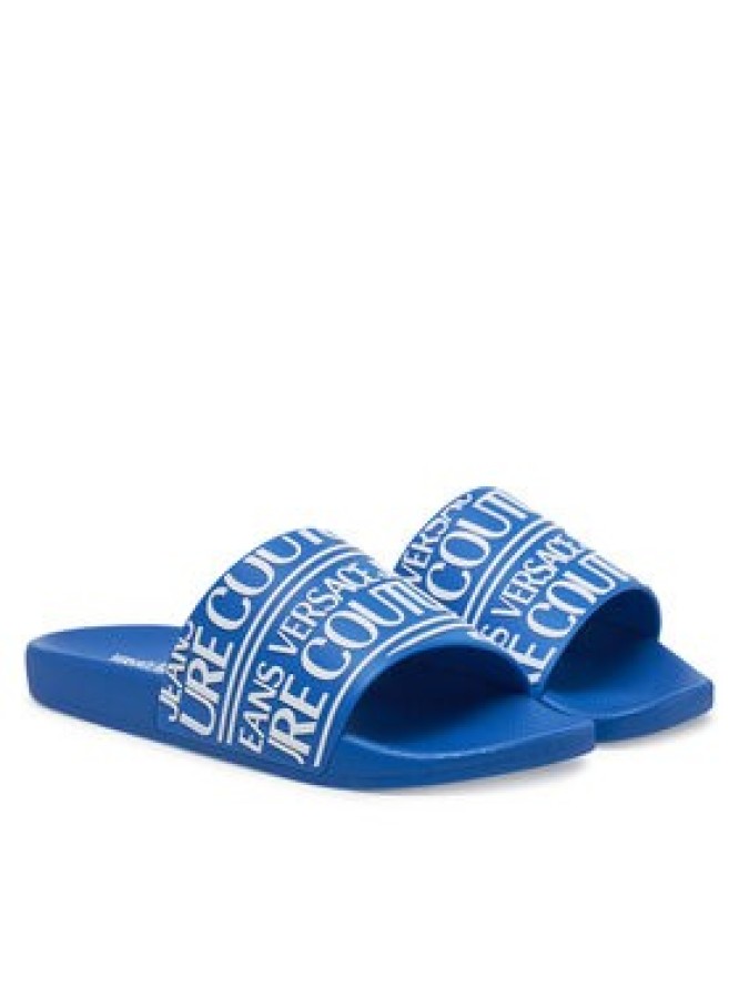 Versace Jeans Couture Klapki 78YA3SQ1 Niebieski