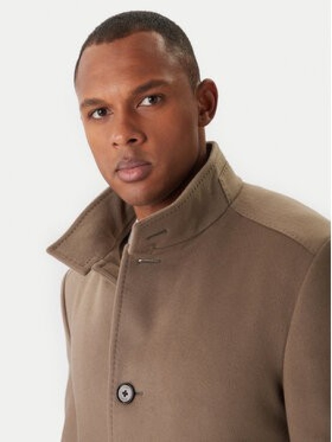 JOOP! Płaszcz wełniany 17 JC-21Maron 30044311 Khaki Regular Fit