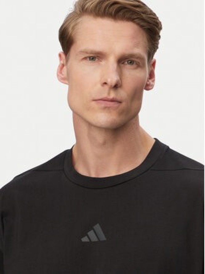 adidas T-Shirt PrimeLift Workout JN3680 Czarny Oversize