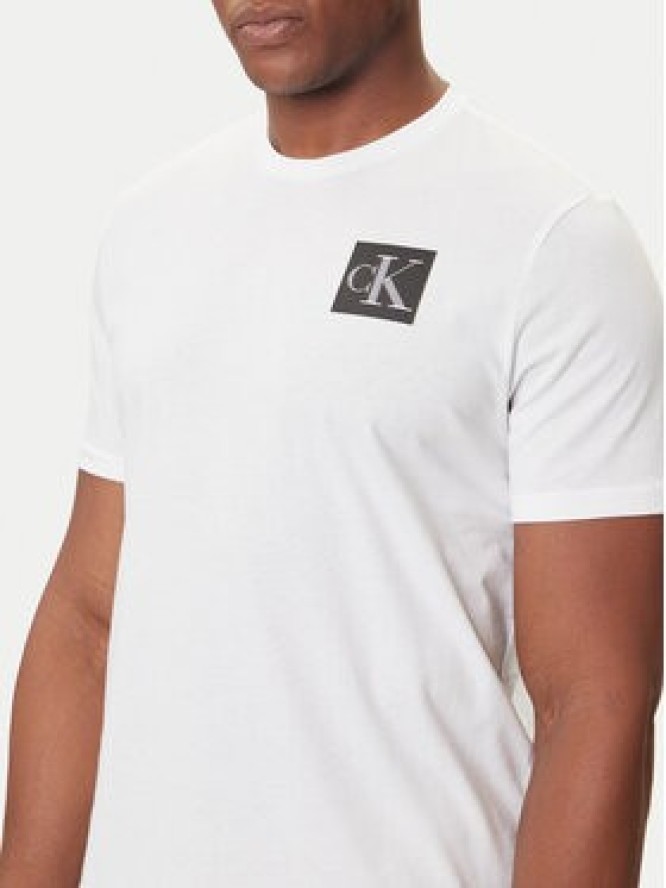 Calvin Klein Jeans T-Shirt Gradient Monogram LV04RC859G Biały Regular Fit