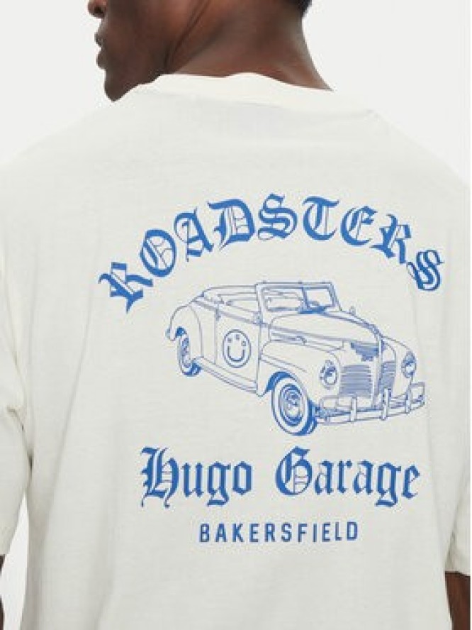 HUGO T-Shirt Natopu 50536104 Biały Regular Fit