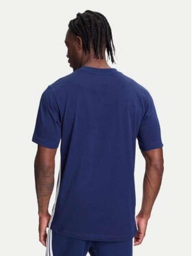 adidas T-Shirt Essentials 3-Stripes JE6399 Niebieski Regular Fit