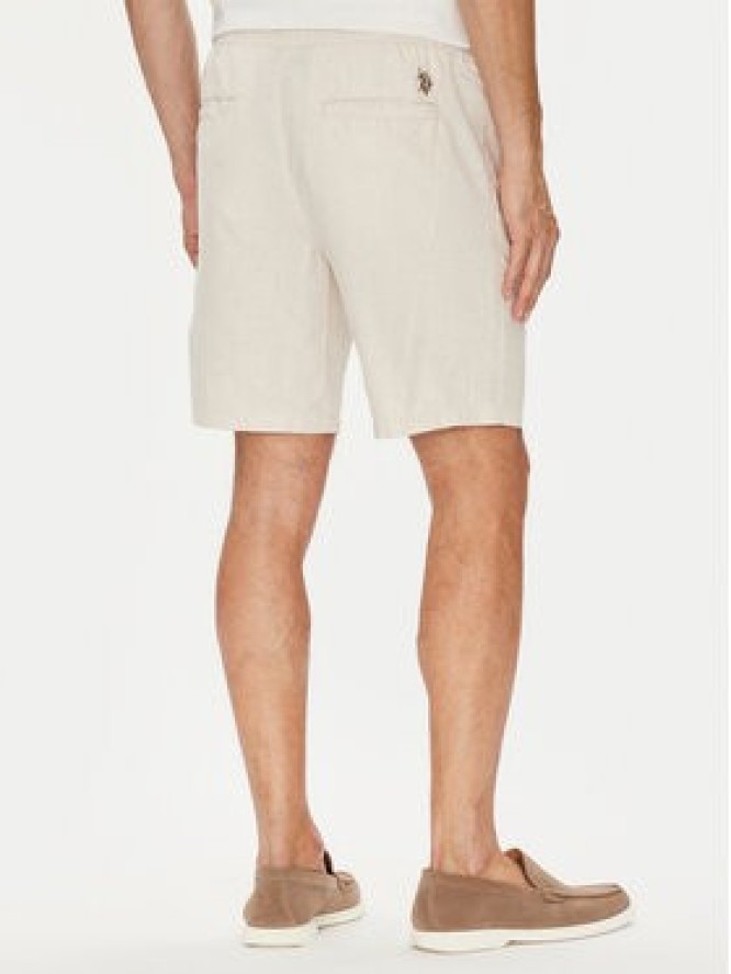 U.S. Polo Assn. Szorty materiałowe MUP4050 Beżowy Slim Fit