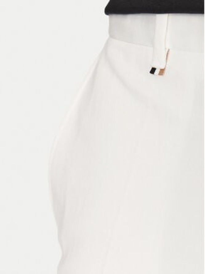 BOSS Spodnie garniturowe C-Genius 50539970 Biały Slim Fit