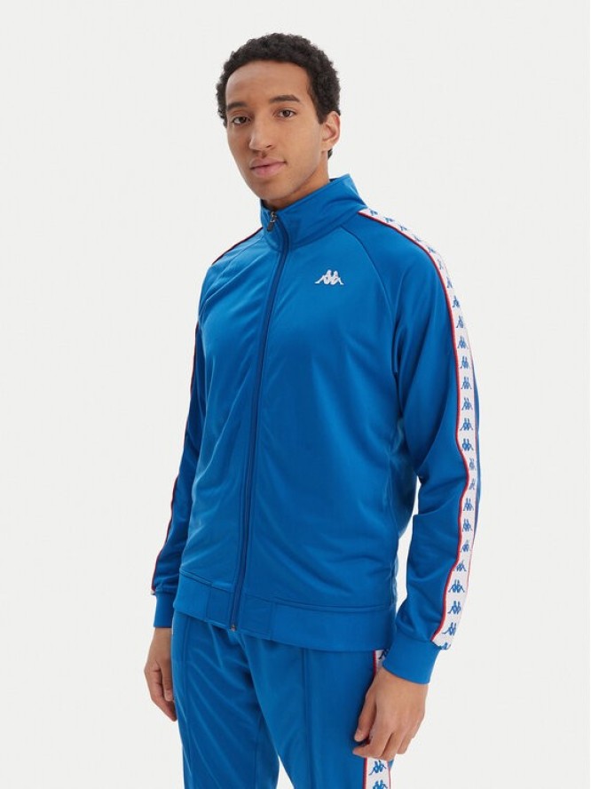 Kappa Bluza Banda Anniston 301EFU0 Niebieski Slim Fit