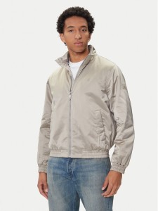 Calvin Klein Jeans Kurtka bomber Harrington LV04RC516G Beżowy Regular Fit