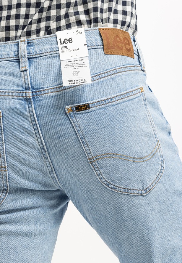 LEE LUKE MĘSKIE SPODNIE JEANSOWE JEANSY DŻINSY BLUE SKY LIGHT L719ICC25 112331736