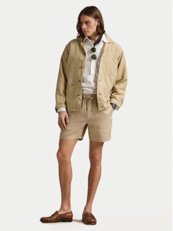 Polo Ralph Lauren Szorty materiałowe 710958586002 Beżowy Classic Fit
