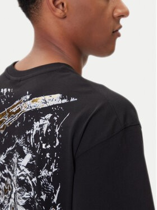 Plein Sport T-Shirt FAEC MTK8368 STE001N Czarny Loose Fit