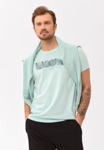Miętowy t-shirt T-MOL