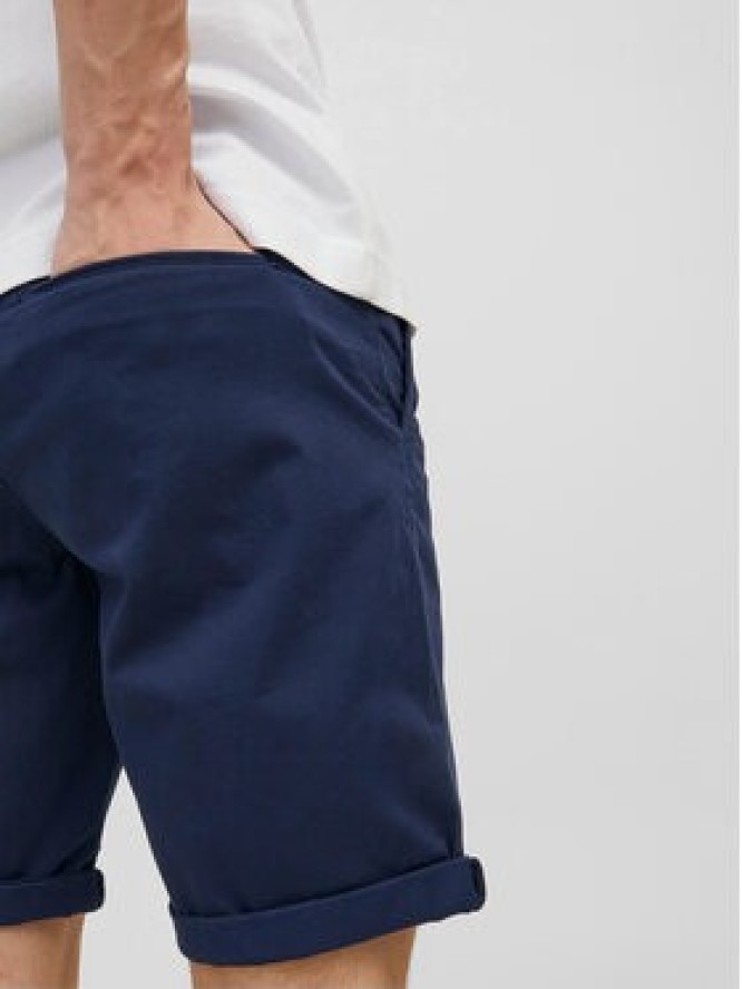 Jack & Jones Szorty materiałowe Bowie 12165604 Granatowy Regular Fit