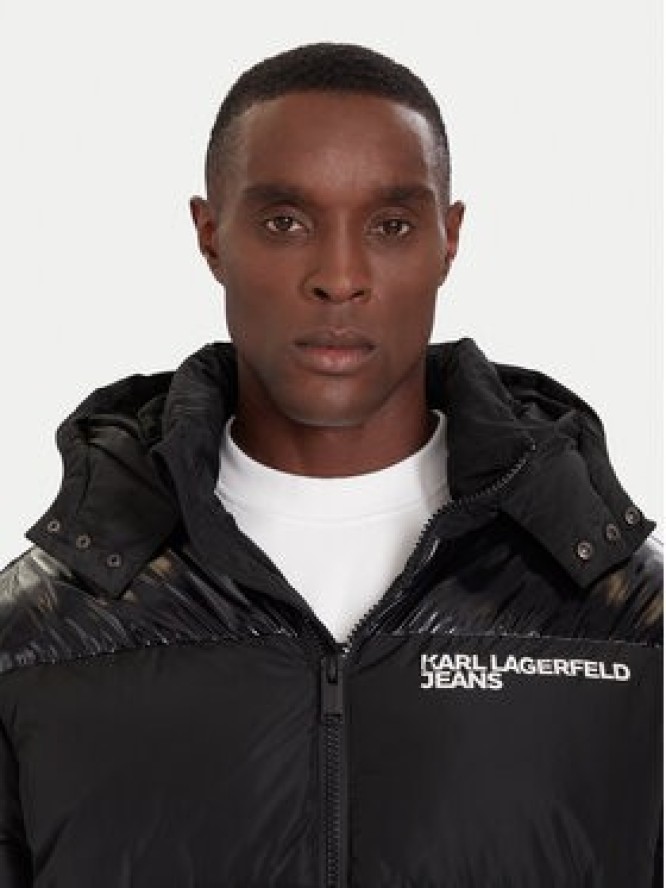 Karl Lagerfeld Jeans Kurtka zimowa A4M15031 Czarny Regular Fit