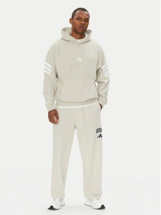 adidas Bluza Future Icons 3-Stripes JW7099 Beżowy Regular Fit