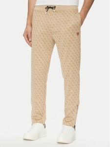 Guess Spodnie dresowe Korbin Z2BB05 FL04Q Beżowy Regular Fit