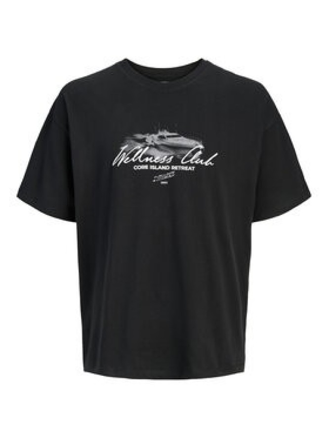 Jack & Jones T-Shirt Eterna 12295526 Czarny Loose Fit