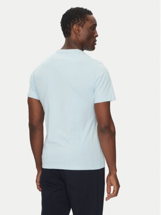 Barbour T-Shirt Essential Sports MTS0331BU17 Błękitny Tailored Fit