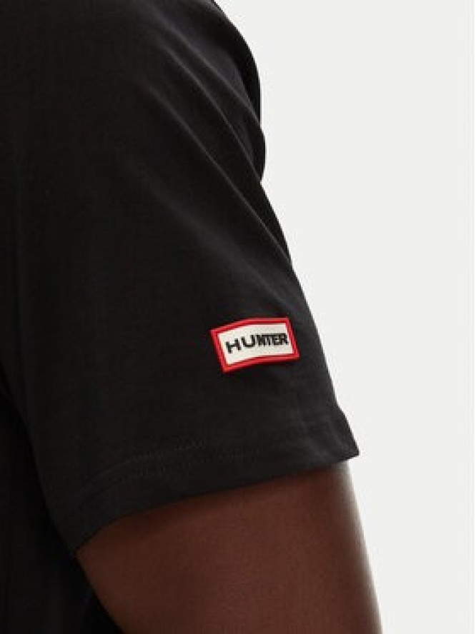 Hunter T-Shirt Duart Graphic HARM0033251 Czarny Regular Fit