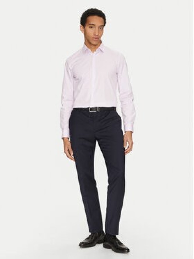 Calvin Klein Koszula K10K108229 Fioletowy Slim Fit