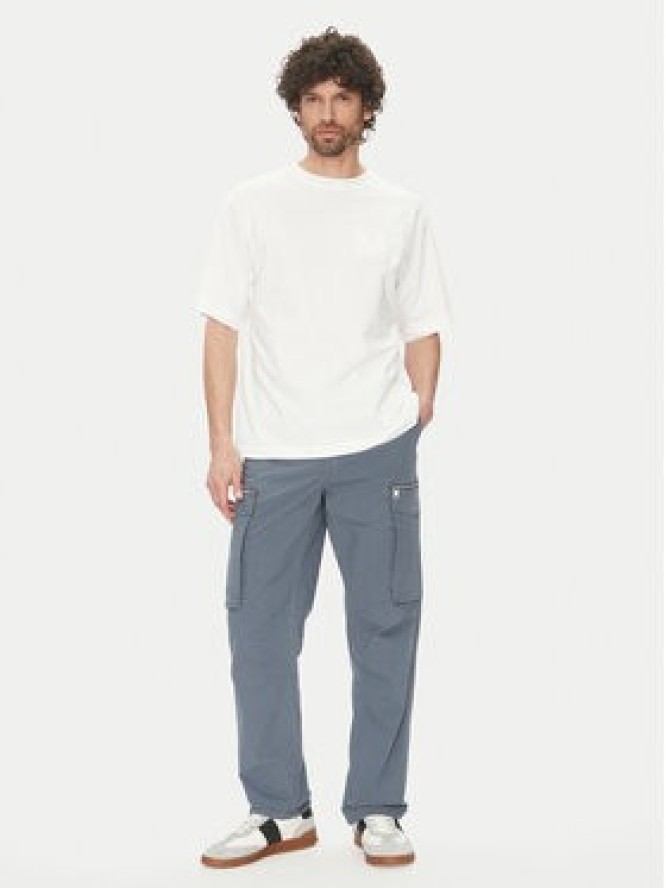 Michael Kors Spodnie materiałowe CS5304LHBY Niebieski Straight Leg