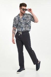 Spodnie męskie lniane Russell-W JOOP! JEANS