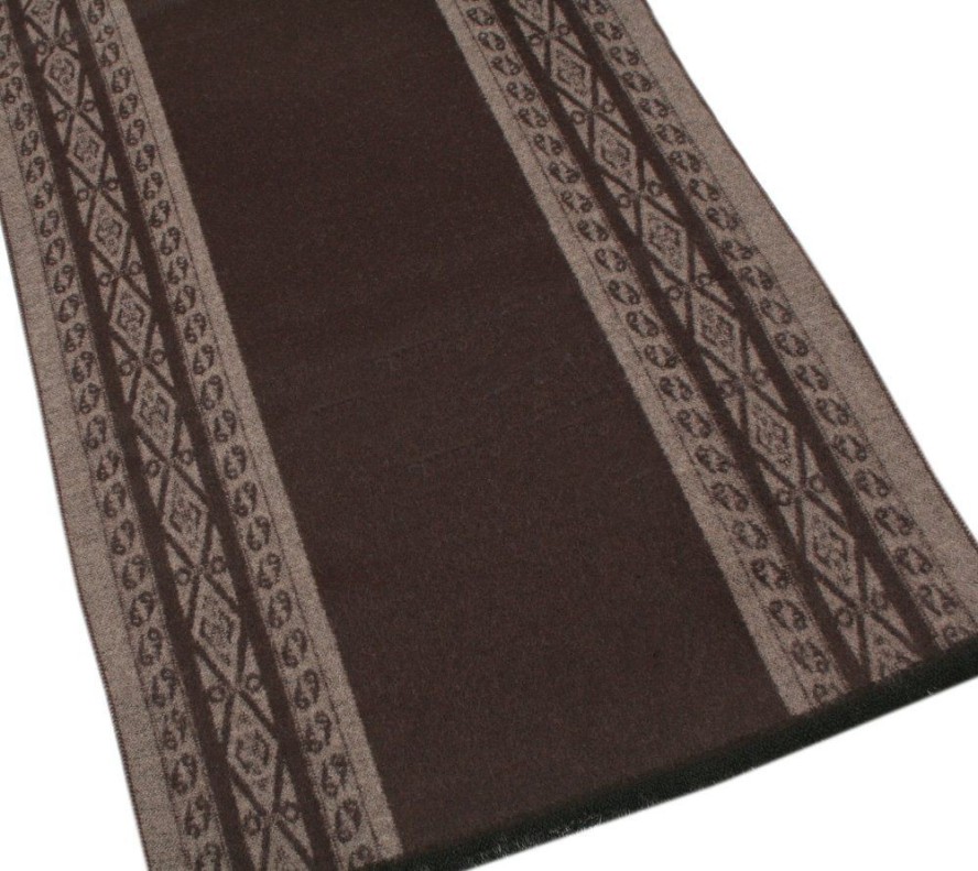 Męski Szalik z Wiskozy - Alties - Beż i Brąz