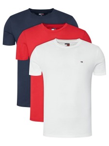 Tommy Jeans Komplet t-shirtów DM0DM21579 Kolorowy Slim Fit