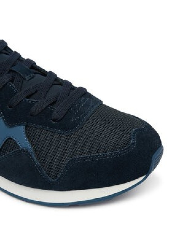 Tommy Hilfiger Sneakersy Runner Icon Mix FM0FM05679 Granatowy